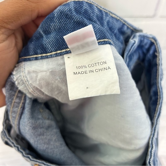 New Princess Polly Cofield Mom Jean Patch Denim size 0 - Picture 8 of 8